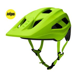 CAPACETE FOX MAINFRAME AMARELO FLÚOR MIPS S 51-55