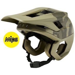 CAPACETE FOX DROPFRAME PRO CAMO VERDE MIPS S 52-54