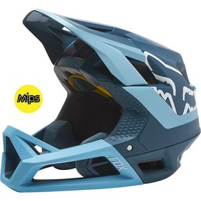 CAPACETE FOX PROFRAME TUK AZUL STL S 52-56