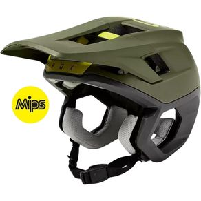 CAPACETE FOX DROPFRAME PRO VERDE OLIVA MIPS S 52-54