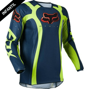 CAMISA INFANTIL FOX 180 VENZ AZUL L (G)