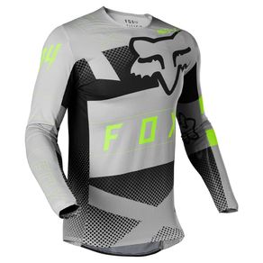 CAMISA FOX FLEXAIR RIET CINZA SLT L (G)