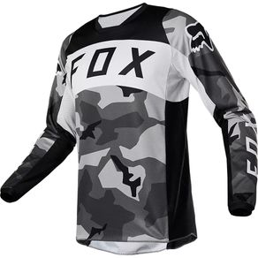 CAMISA INFANTIL FOX 180 BNKR CAMO PRETO L (G)