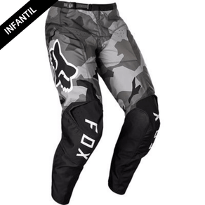 CALÇA FOX INFANTIL 180 BNKR CAMO PRETO 24-32