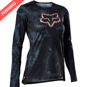 CAMISA FEMININA FOX BIKE FLEXAIR LS - EDIÇÃO TAHNÉE SEAGRAVE L (G)