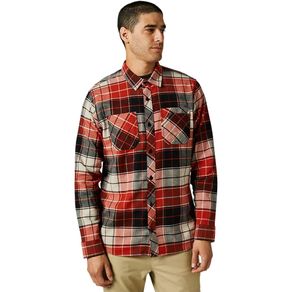 CAMISA FOX FLANELA GRAINZ VERMELHO S