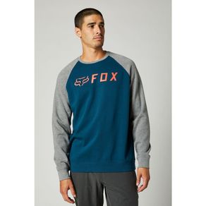 MOLETOM FOX APEX CREW AZUL L