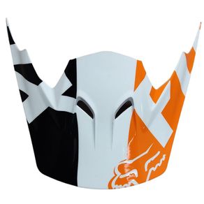 PALA FOX RAMPAGE RACE VISORS WHITE /ORANGE ÚNICO