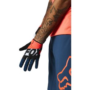 LUVA FOX RANGER GEL AZUL / LARANJA S