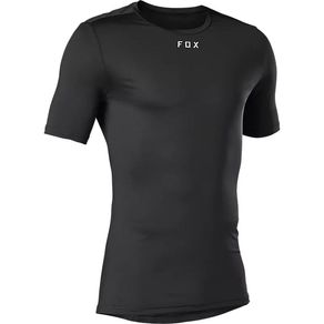 CAMISA SEGUNDA PELE FOX TECBASE SHORT SLEEVE PRETO S