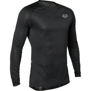 CAMISA SEGUNDA PELE FOX TECBASE LS PRETO XL