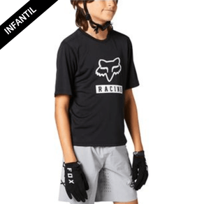 CAMISA INFANTIL FOX RANGER SS PRETO M (M)