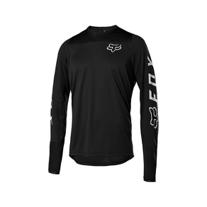 CAMISA FOX FLEXAIR ZIP LS BLACK S (P)