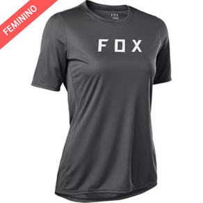 CAMISA FOX FEMININA RANGER MOTH MANGA CURTA GRAFITE L (G)