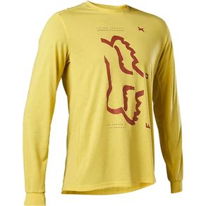 CAMISA FOX RANGER DRIRELEASE LS AMARELO S (P)