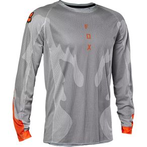 CAMISA FOX AIRLINE EXO CINZA LARANJA L (G)