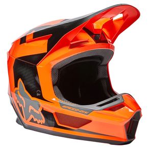 CAPACETE MX FOX V2 DIER LARANJA 56-S