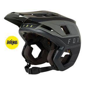 CAPACETE FOX DROPFRAME PRO TWO TONE PRETO MIPS M 54-56