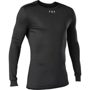 CAMISA SEGUNDA PELE FOX TECBASE LONG SLEEVE PRETO S