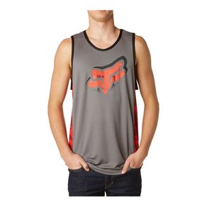 Camiseta Fox Regata Active Pinned  Cinza P