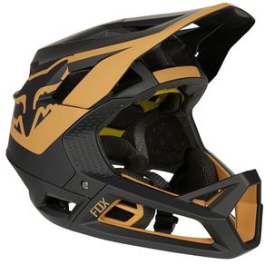 Capacete Fox Proframe Tuk Preto/Dourado M 56-58