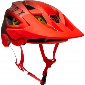 CAPACETE FOX SPEEDFRAME VERMELHO FLÚOR MIPS S 51-55