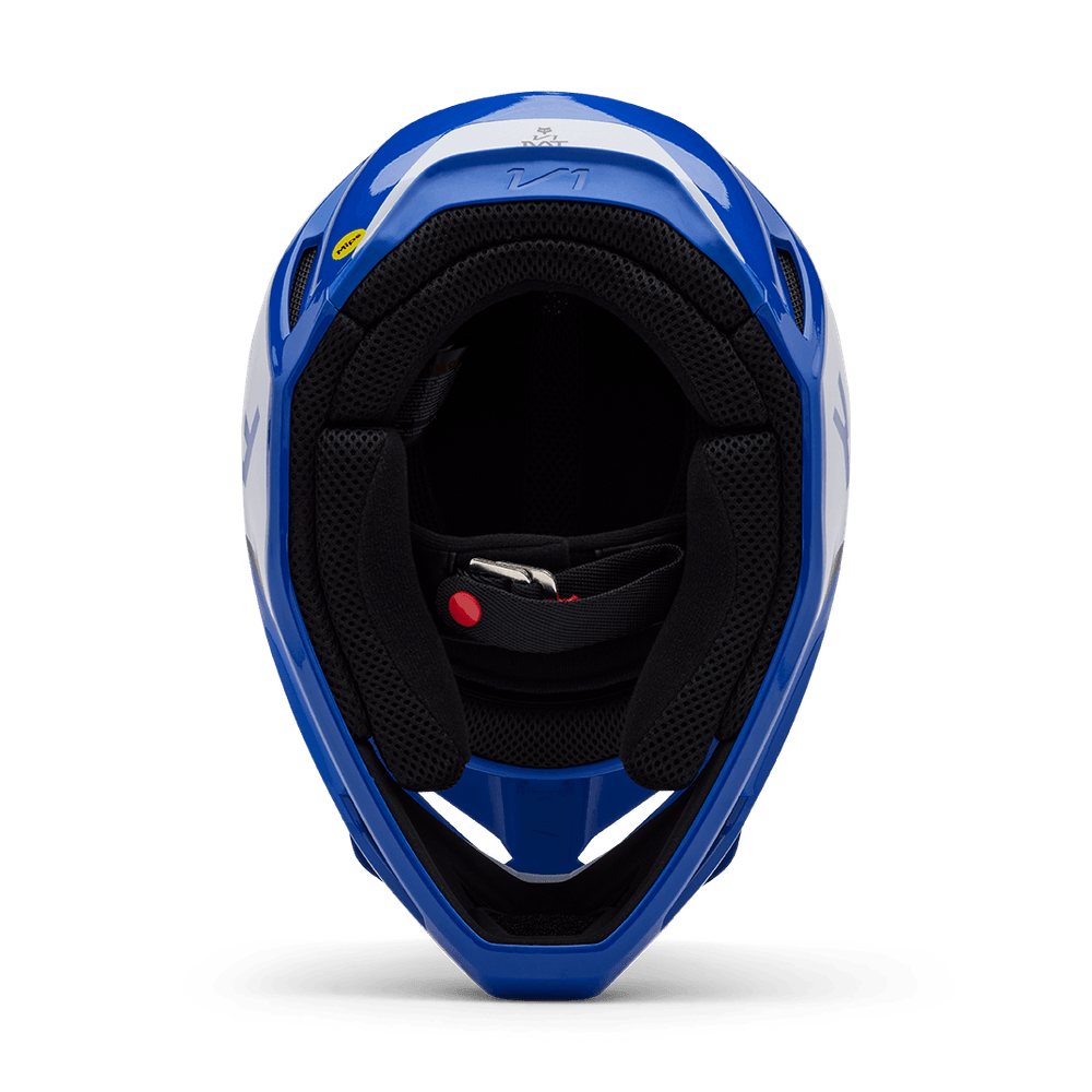 CAPACETE FOX MX V1 LEAN AZUL - Fox Racing BR